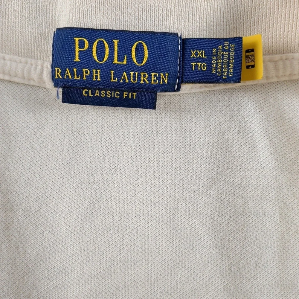 polo ralph lauren classic fit shirt Men's XXL White